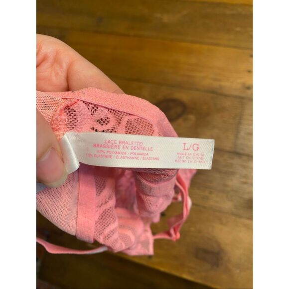 Victoria’s Secret PINK Large lace bralette sexy lingerie - Picture 6 of 7